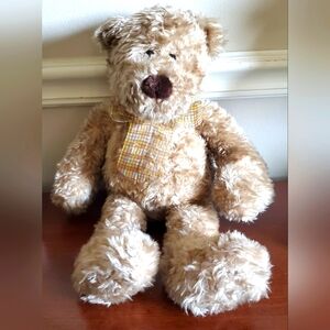 2000 Toys R Us Teddy Bear Tan Honey Color‎ 16" Medium Plush Animal Alley